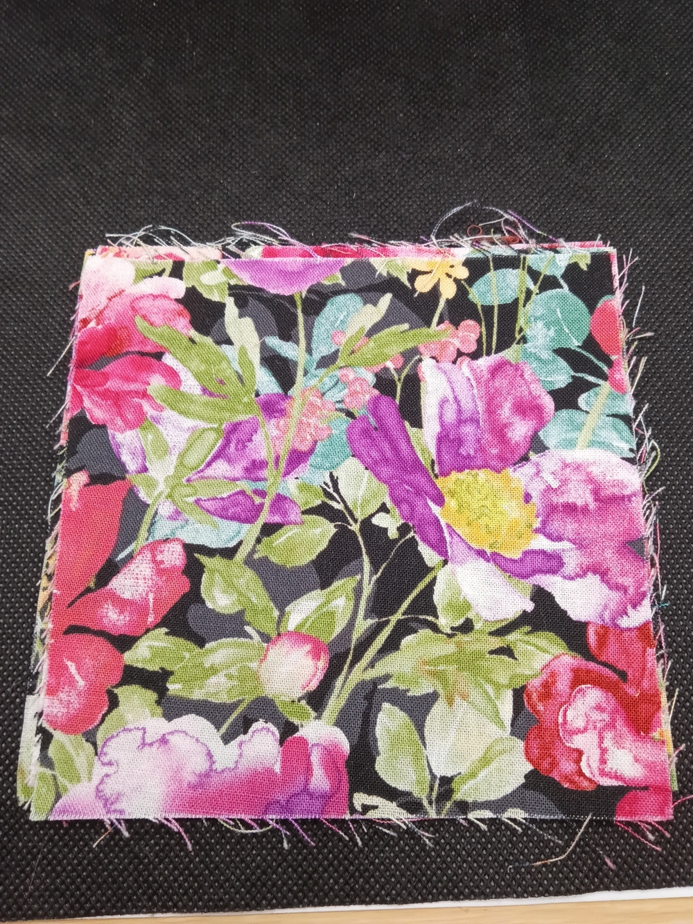 Floral Cotton Squares 4.75 Inch 7 Pcs